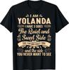 Yolanda First Name Surname Funny Saying I Have 3 Sides T-Shirt