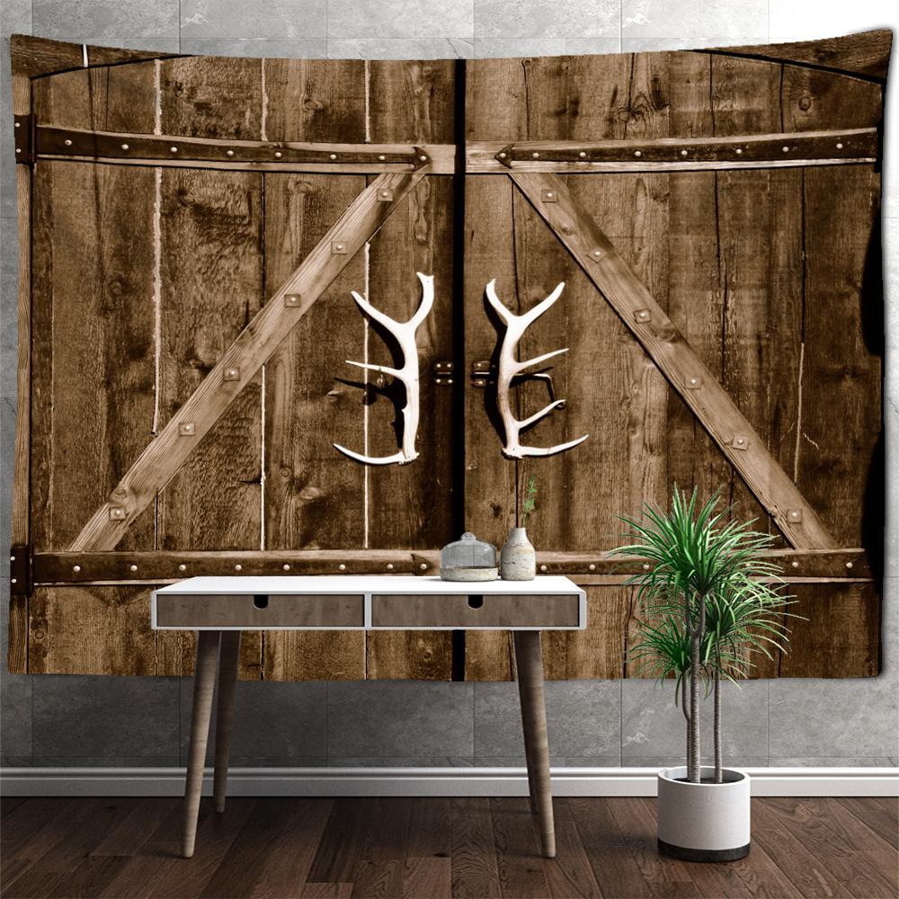 3D Printing Colorful Stone Wood Tapestry Wall Hanging Tapiz Hippie Psychedelic Background Wall Decor Cloth