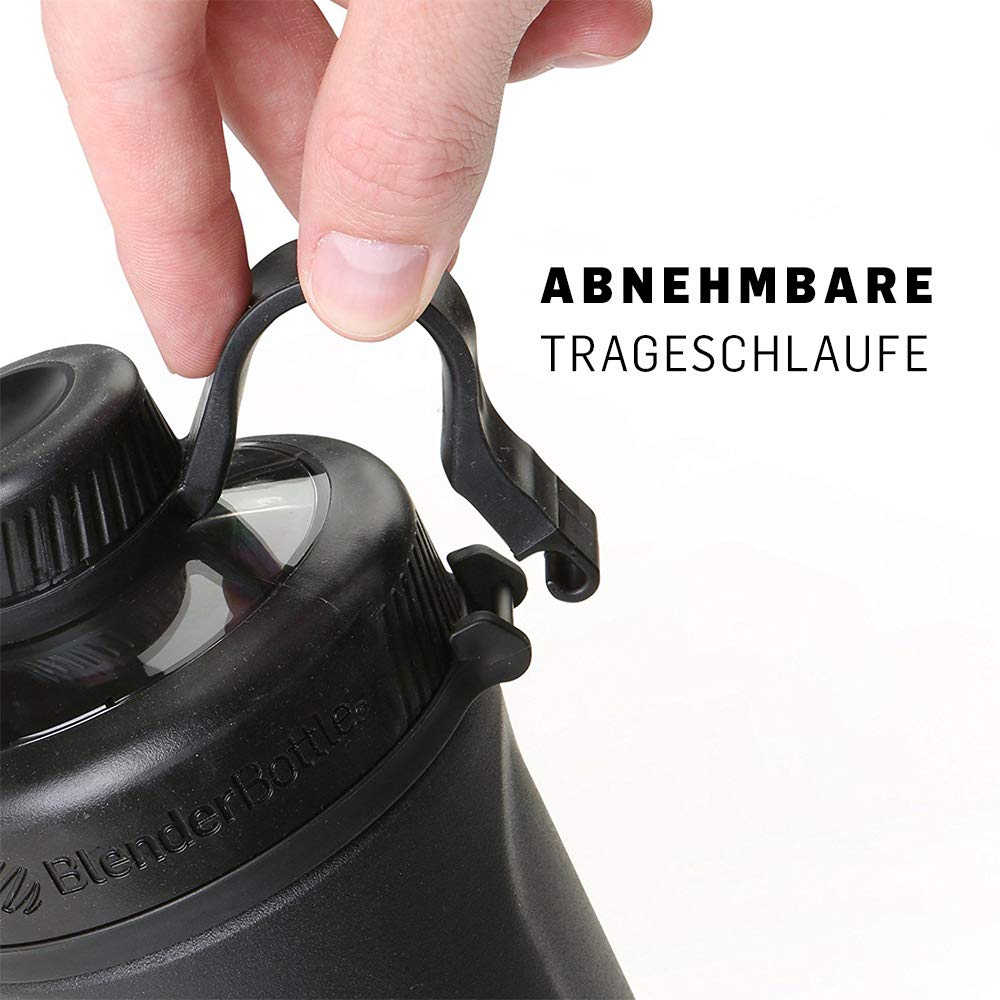 Blender Bottle Mixer Shaker Cold Bottle RADIAN Stainless Steel 26 Oz Stainless Steel Imported Black BBRDS26 BK (760ml) [Regular Product]