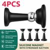 1/1PCS No-Drill Door Stopper For Room Door Fixed Wall Protection Anti-collision Household Silicone Strong Suction Floor Stopper