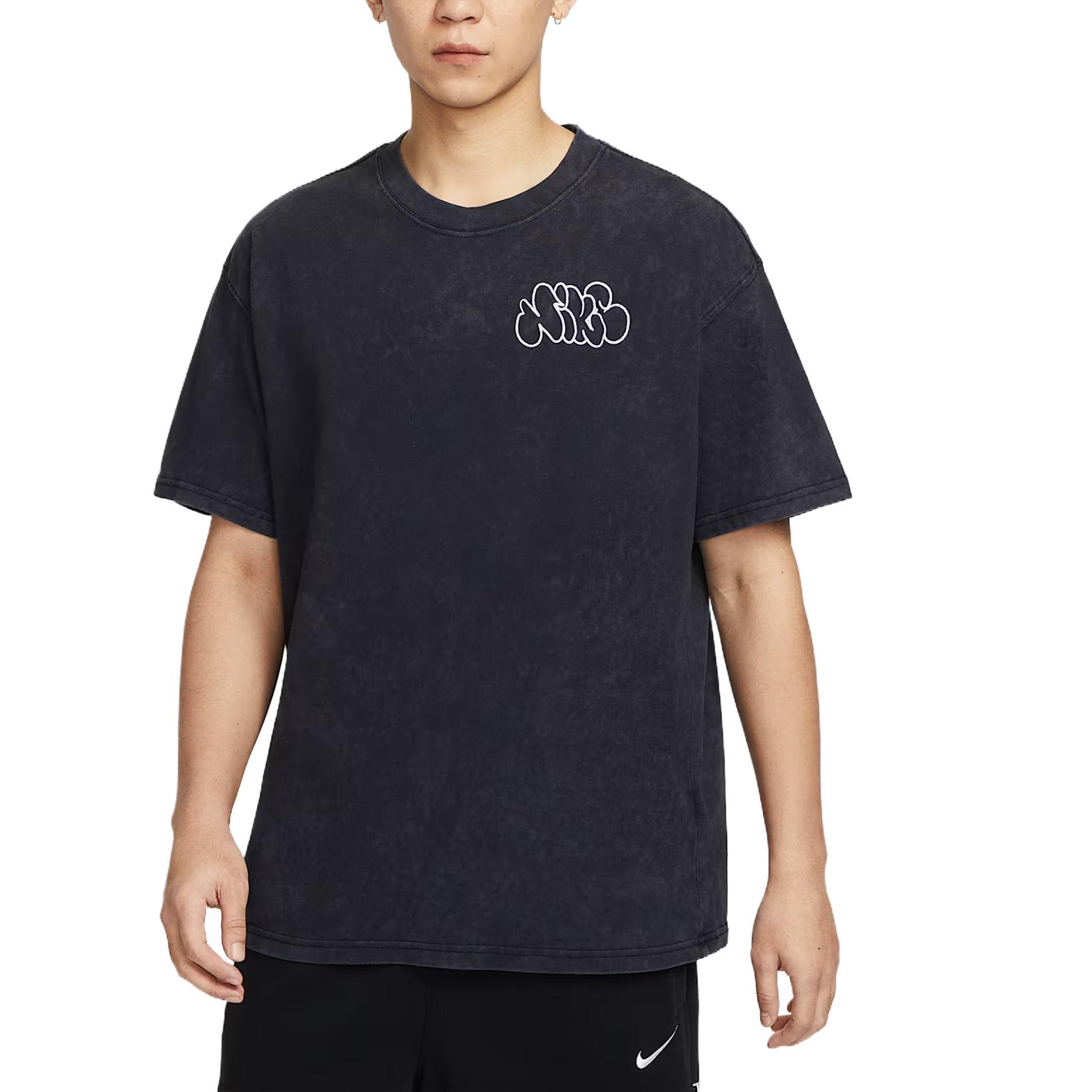 

Nike Fashionable Comfortable Trendy Minimalist Short Sleeve T-Shirt Men Tops Black HJ3316010 2XL