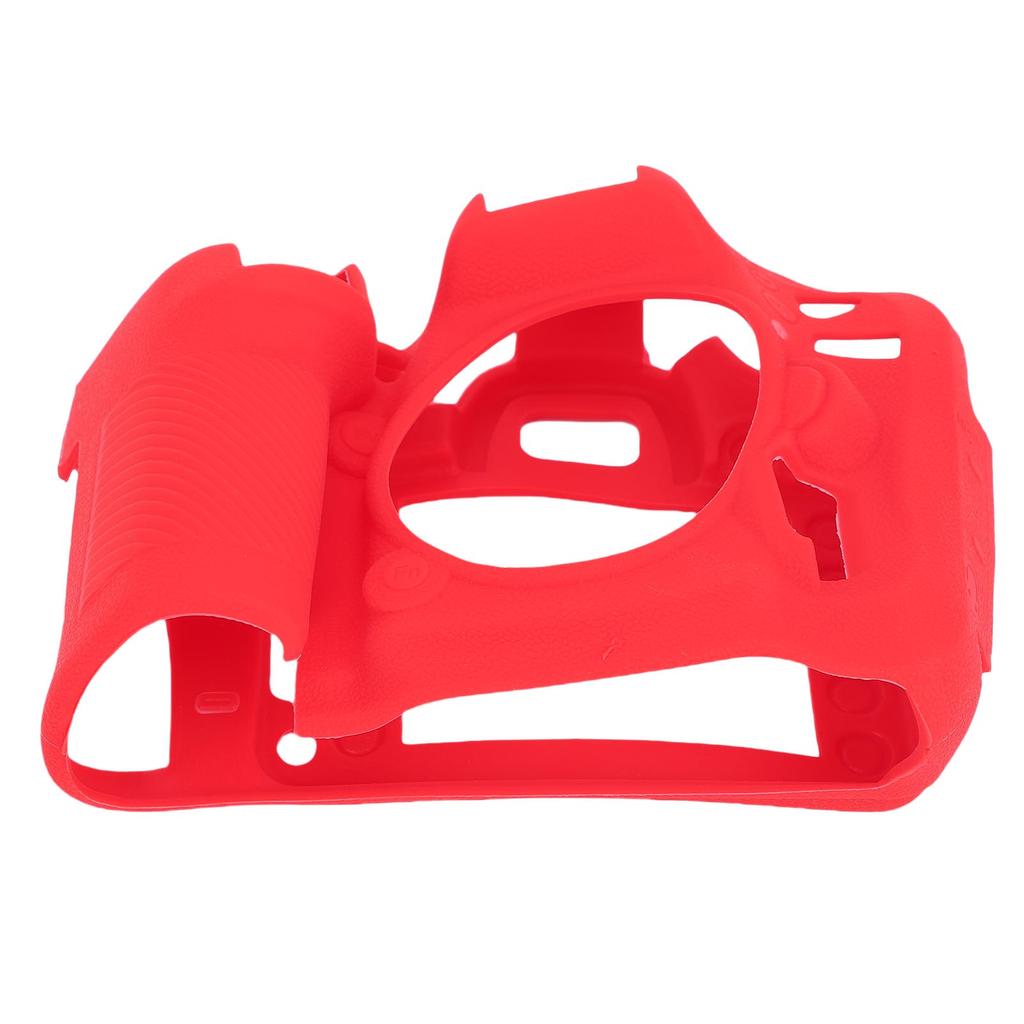 Kamerabeskyttende silikondeksel Passer til Nikon D7100 D7200 Sklisikker teksturert Mykt kamerabeskyttende silikondeksel Rødt