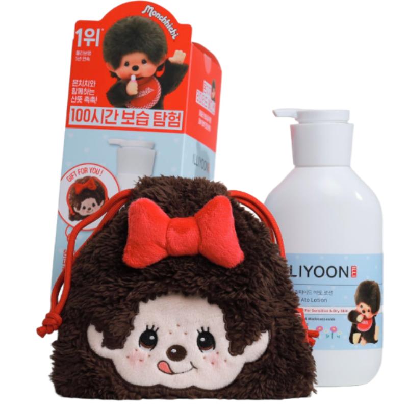 [Monchhichi Pouch Gift]ILLIYOON Ceramide Ato Lotion 600ml 600ML