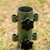 Camping Metal Tents Tube Suit Stainless Umbrellas Rod Outdoor Ground Holder for Reliable Stability