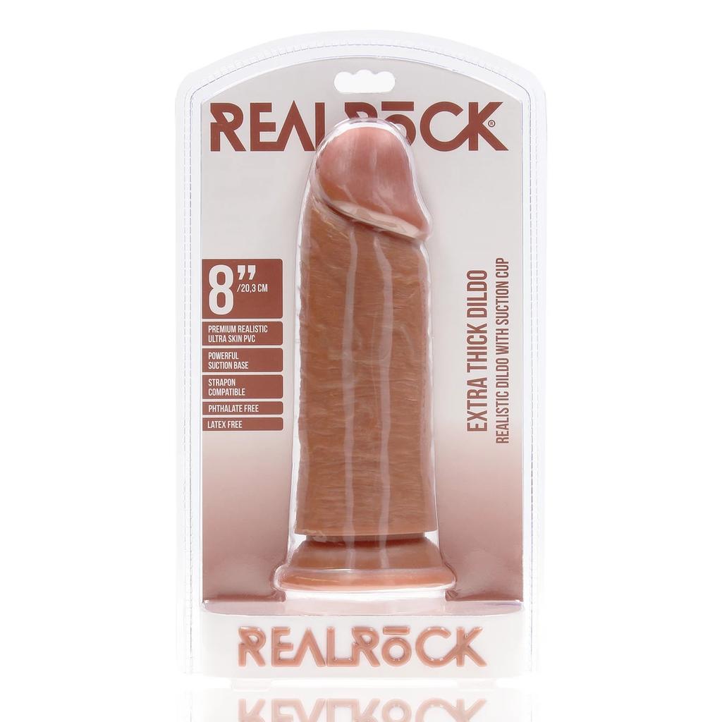 RealRock - Extra Thin Realistic Dildo 20.3 Cm