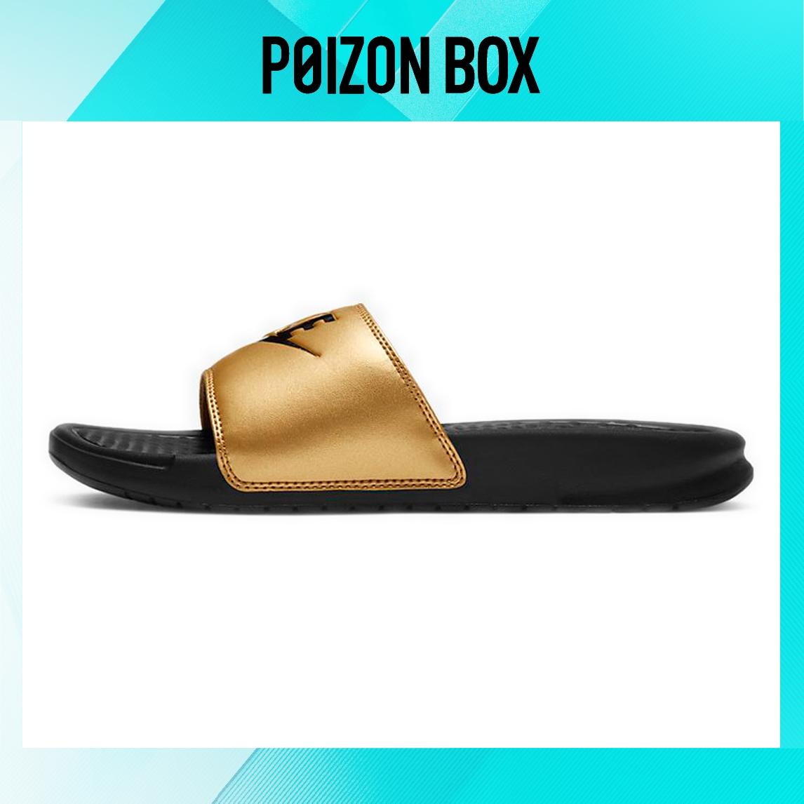 

сабо Nike Benassi Women Slide Black/Gold 343881-014