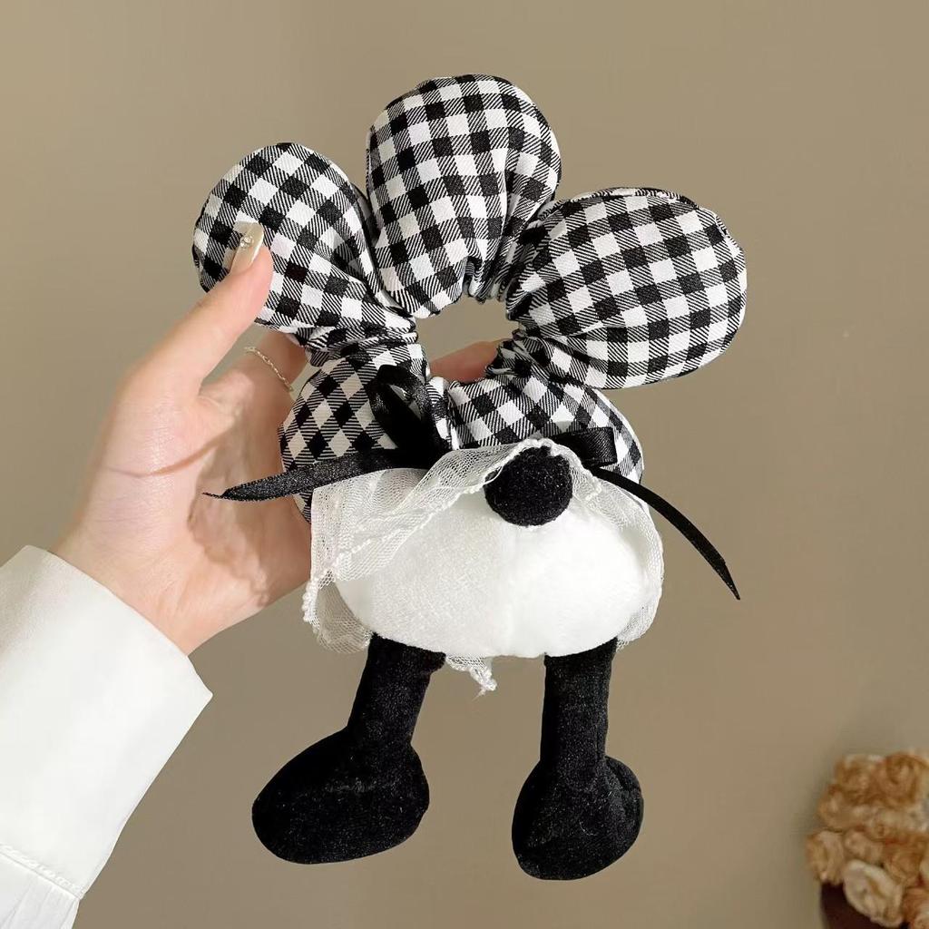 Mickey Polka Dot Cartoon Scrunchie Hair Tie Accessory 2025