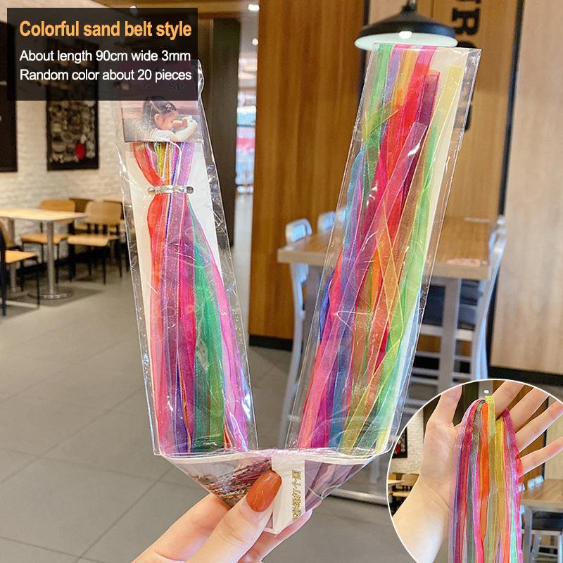 90Cm Mix Colorful 16-30Pcs Hair Braids Rope Strands For African Braids Girls Diy Ponytail Braids Women Styling Hair Accessories