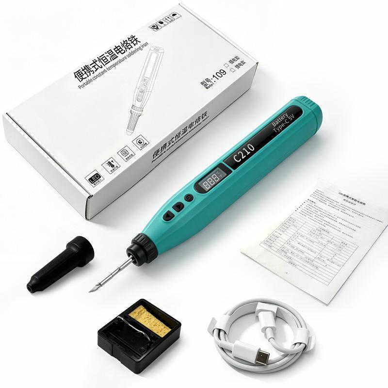 ערכת מלחם נייד USB 5V 15W להלחמה ביתית והטבעת פלסטיק