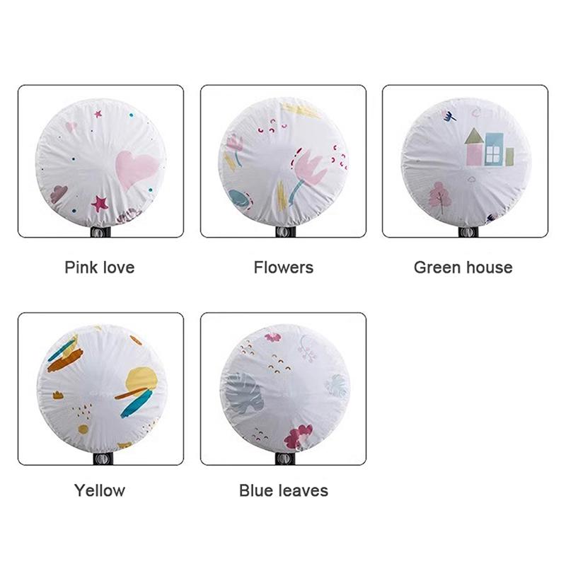 1/2 Stück Elektrischer Ventilator Staubschutz Haushalts-Staubdicht und Wasserdicht Dreidimensionaler Standventilator Dreidimensionale Lagerung