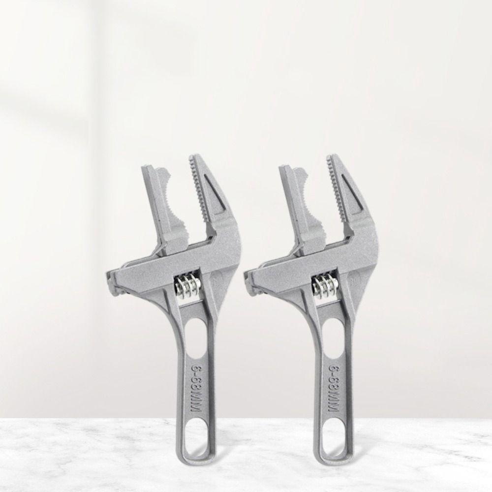 Extra Large Opening Bathroom Plumbing Wrench Faucet Pipe Tubing Hand Tool  Basin Sink Hardware