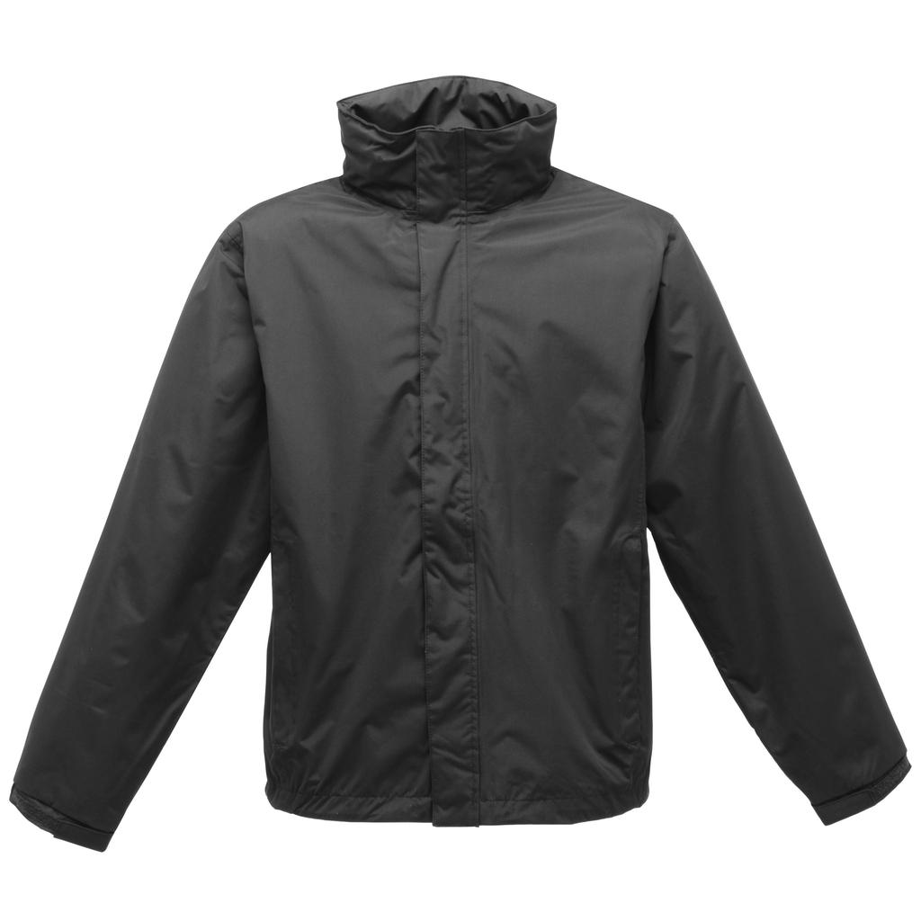 black lightweight waterproof jacket