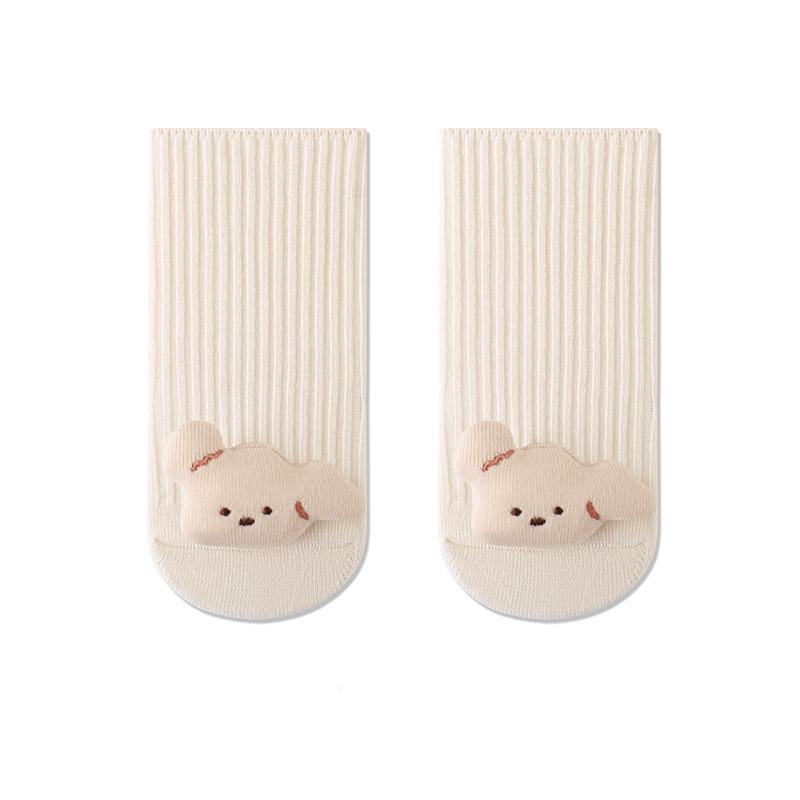 Toddler Floor Socks Cartoon Antislip Baby Newborn Indoor Socks For Baby Solid Color Non Slip Infant Floor Socks