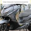 QJ250 Motorcycle Front/Rear Bumpers, Exhaust Guards, and Rear Luggage Rack