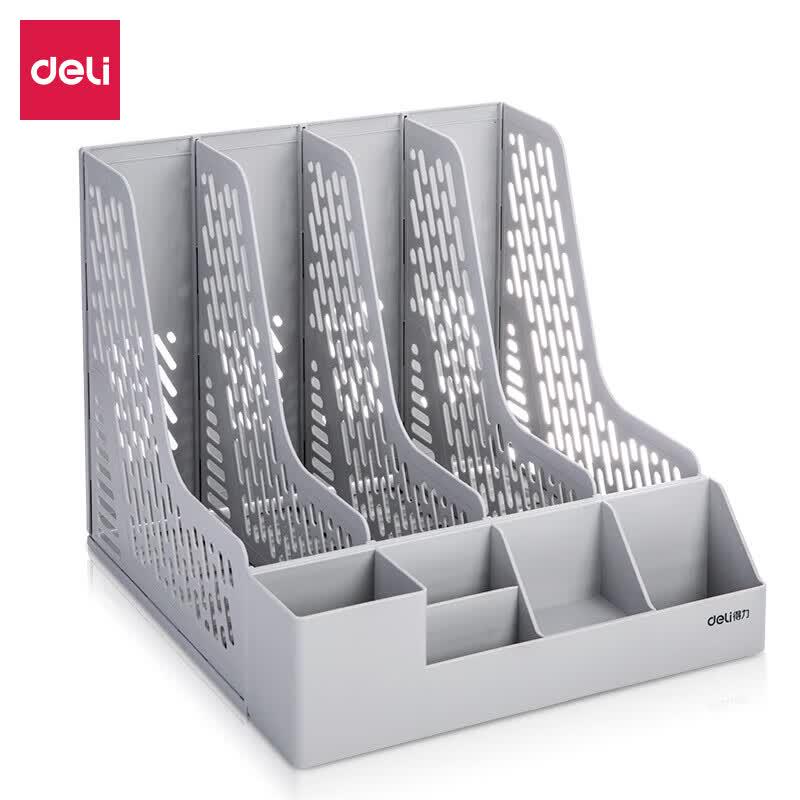 Deli Multi-functional Desktop File Organizer with Pen Holder