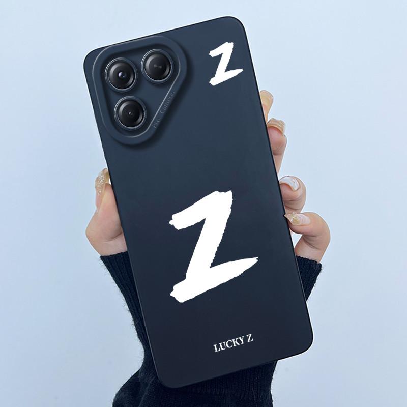 For Tecno Pova 7 4G LJ6 Covers Cases Lucky Simple Letter Couple Silicone Soft Matte Phone Housing for Techno Pova 7 4G Fundas