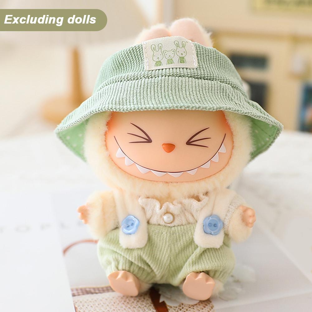 

Для 17 см куклы Лабубу одежда модная одежда комбинезоны кукольная одежда цветное соответствие шляпа куклы аксессуары милые украшения 05
