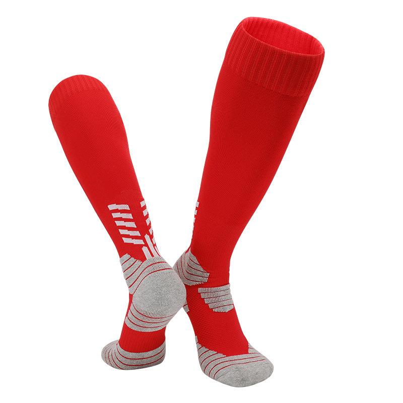 

Professional Non-Slip Football Socks Men S And Women S Wear-Resistant Stockings Children S Thickened Towel Bottom Sweat-Absorbing Sports Socks youthshoesizes:32-37. красный