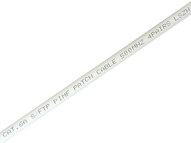 LogiLink CQ3031S Cat.6A /FTP Patch Cord 1m White