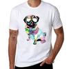 Pug Tshirt Basic Breathable Solid Color Tshirt