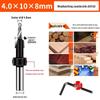 Woodworking Countersink Drill Bit Set: Precision Hole Opener and Screw Hole Beautification Tool.