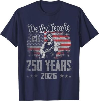 Abraham Lincoln 250 Years 250th Anniversary USA 4th July T-Shirt