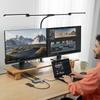 Led Desk Lamp with Clamp Architect Desk Lamp for Home Office Ultra Bright Auto Dimming PC Light Stepless Dimming Table Light