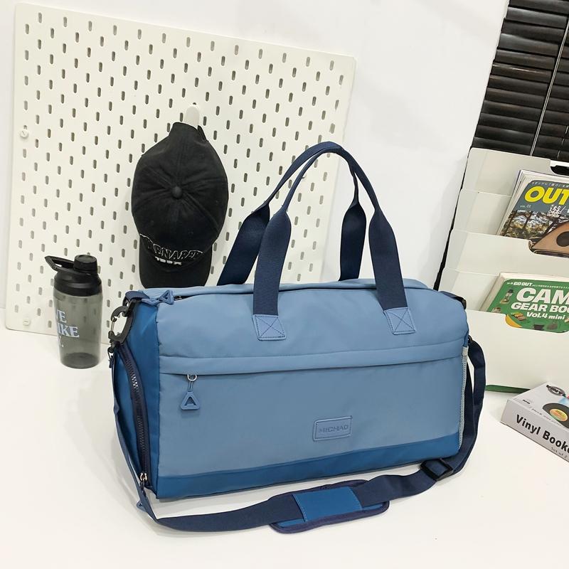 Duża pojemność torba podróżna damska torba do przechowywania suchych i mokrych rzeczy oddzielna torba bagażowa męska sportowa lekka torba fitness z oddzielonymi torbami na buty
