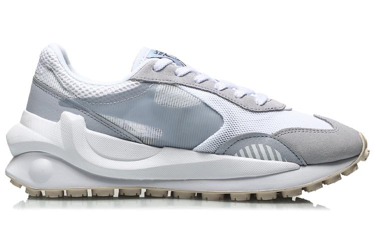 Li Ning Versatile Textile, Synthetic Leather Cushioning Slip Resistant Abrasion Resistant Lightweight Low top AGCR034-2