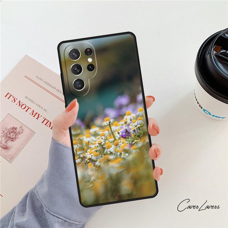 Gänseblümchen Handyhülle Für Samsung Galaxy S24 S25 S23 S22 Ultra Note 10 20 Plus S20 S21 FE Hülle