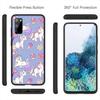 for Samsung Galaxy S24 S23 iPhone 16 15 14 Xiaomi Redmi Note 13 12 11 10 8 Plus 9 Pro Max X XR Phone Case Wallpaper Unicornl Horse OPPO Huawei Cover