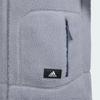 Adidas Logo Print Half-Zip Hooded Long Sleeve Jacket Men Outerwear Blue HR8427