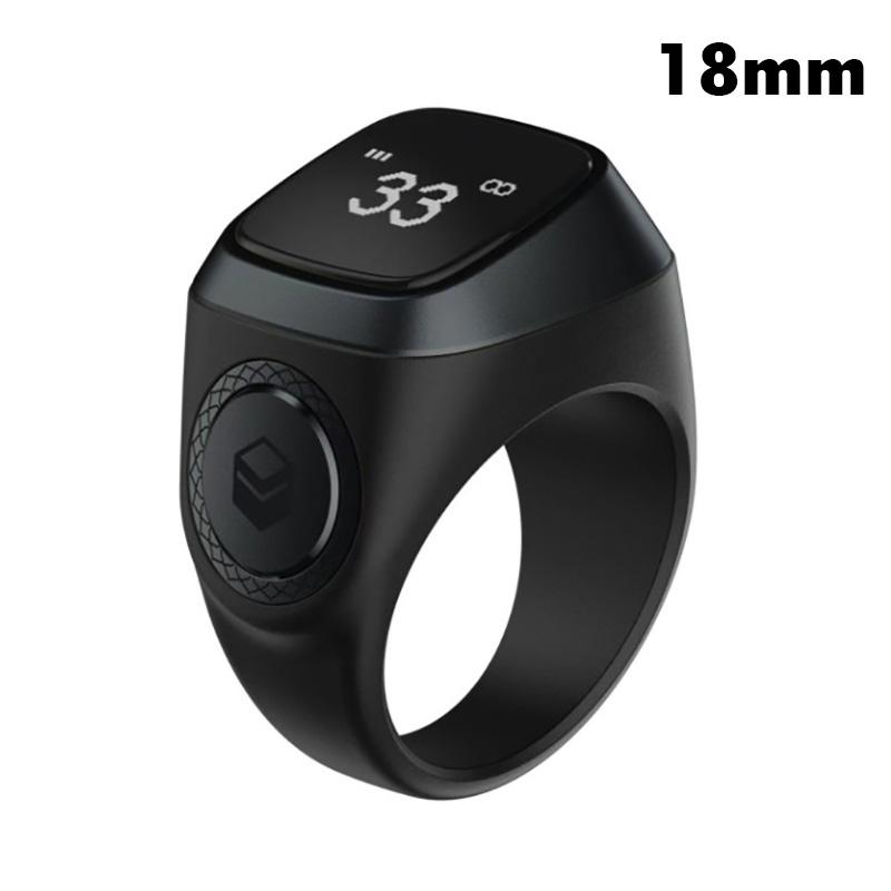 

2026 IQibla Smart Zikr Ring Praise Tasbih Tally Electronic Digital Counter For Muslims Prayer Time Vibration Reminder Waterproof