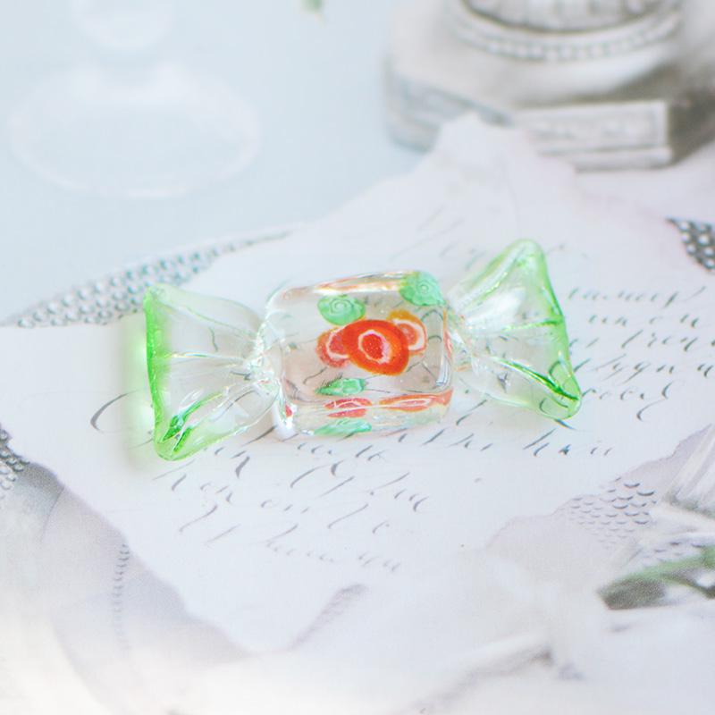 Handcrafted Glass Candy Ornament: Fruit Bowl Keepsake - Creative Holiday Gift