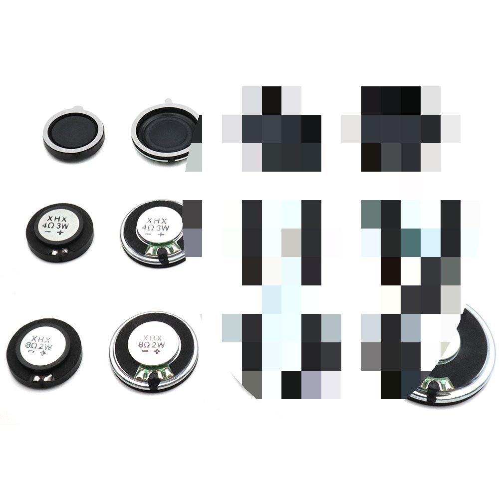 20-40MM 4R 3W 8 Ohm 2W Iron Shell Loudspeaker with Plastic Inner Magnet and Composite Membrane.