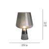 Nordic Modern Glass Table Lamp - Creative, Stylish Lighting for Living Room, Bedroom, Hotel, or Model Room