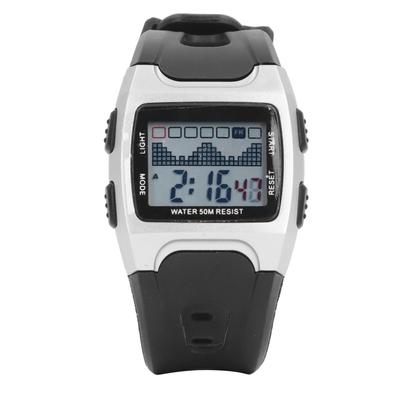 50m Wasserdichte Sportuhr LED Nachtlicht Kalender Alarm Multifunktional Vintage Gummiarmband