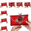 Spring Festival Brocade Red Envelope New Year Blessing Words New Year Money Bag  Lady Girls Women