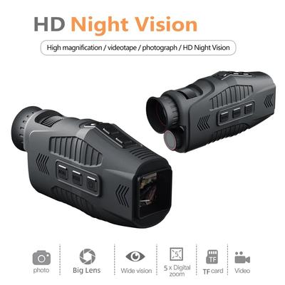 R11 1080P Monocular Night Vision Device Infrared Day Night 5X Digital 300M Full Dark Viewing Distance Hunting