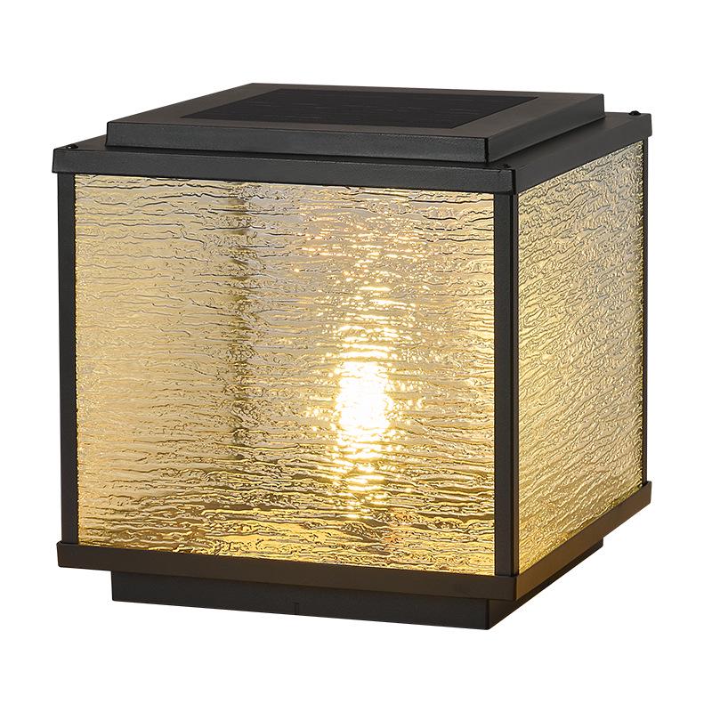 Cross Park Solar Wall Lamp for Outdoor Villa and Courtyard Gates