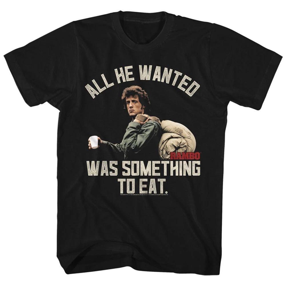 Rambo Something To Eat Movie Shirt 100