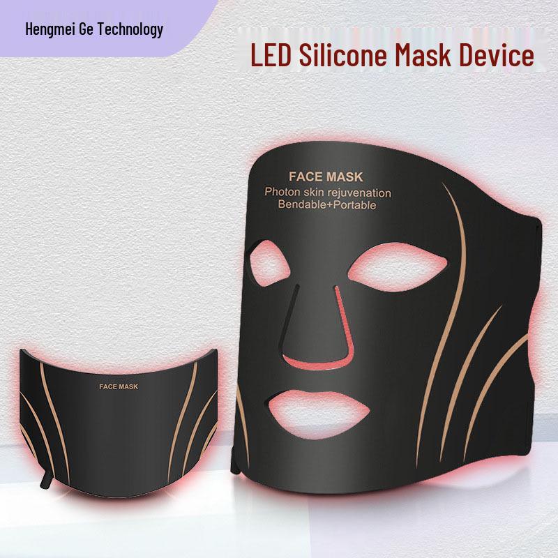 Photon LED Silicone Face Mask for Skin Rejuvenation and Beauty Therapy