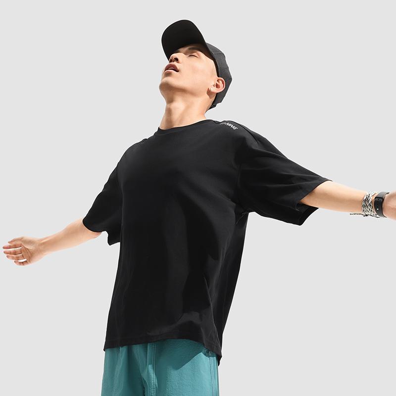 Li Ning Cooling Tea T Ice Silk Quick Dry Comfortable Solid Color Round Neck Casual Sports Short Sleeve T-Shirt Men Tops Black ATSU731-8