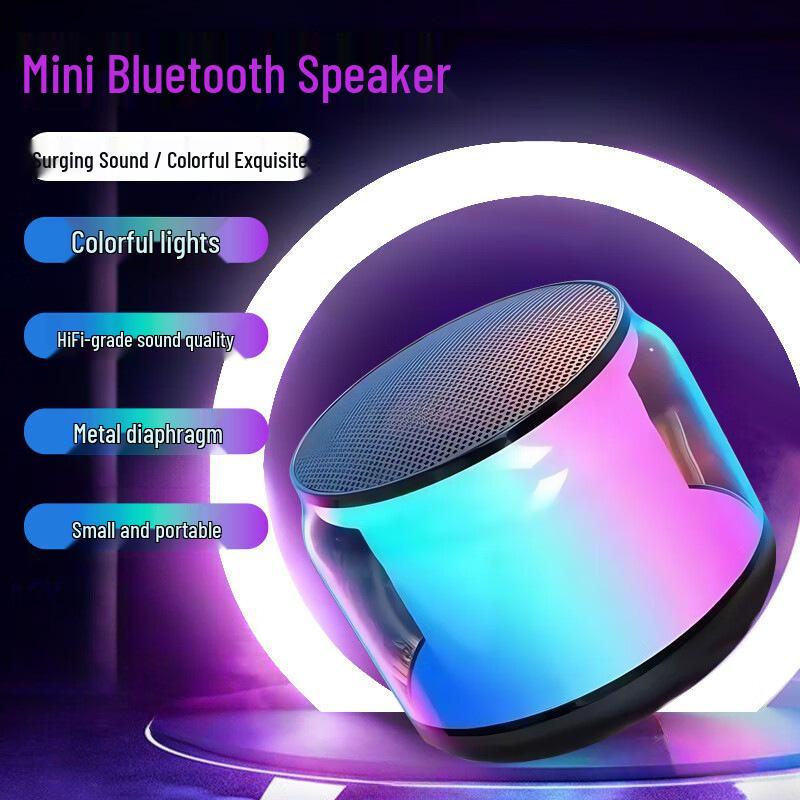 

S100 Multifunctional Bluetooth Speaker with Colorful Ambient Light and Powerful Subwoofer