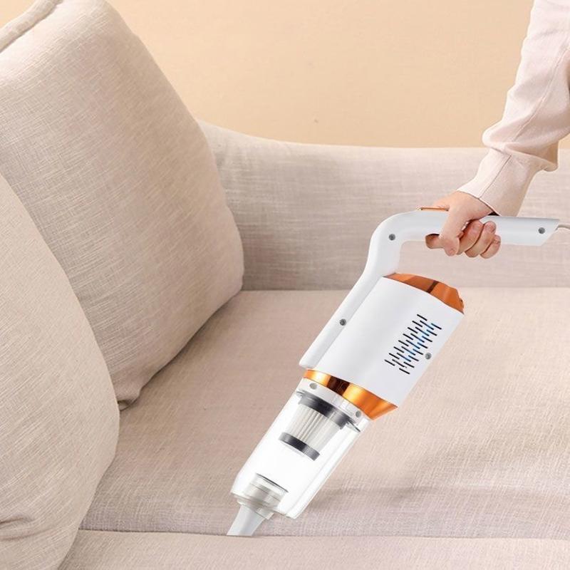 Cordless Handheld Vacuum Cleaner, Powerful Suction Handheld Cleaner, 2000 mAh, 2-in-1 Design for Home and Car Cleaning.