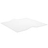 Protecteur de table - Transparent - 90x90 cm - 2 mm - PVC - Imperméable et facile à nettoyer