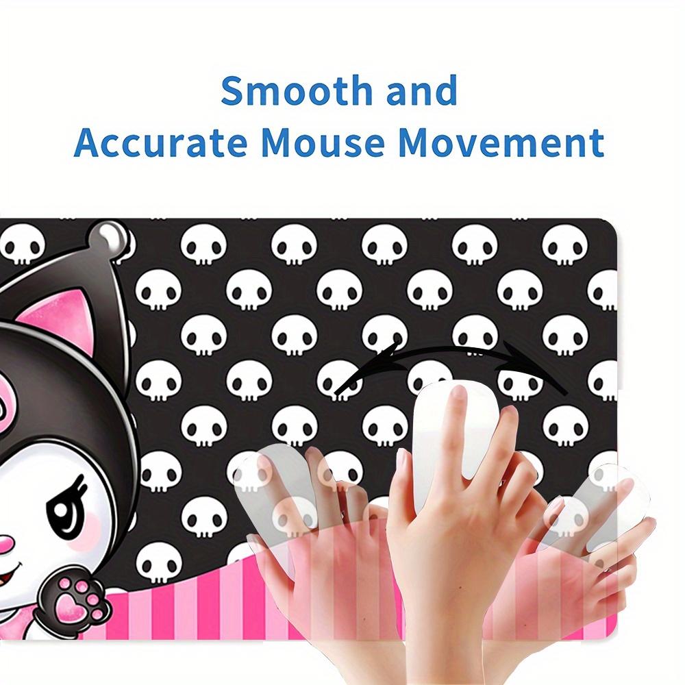Kuromi Themed XXL Mouse Pad - Non-slip Rubber Desk Mat for Gaming and Office Use, Multi-Function Keyboard and Mouse Pad, Ideal Gift for Chri
