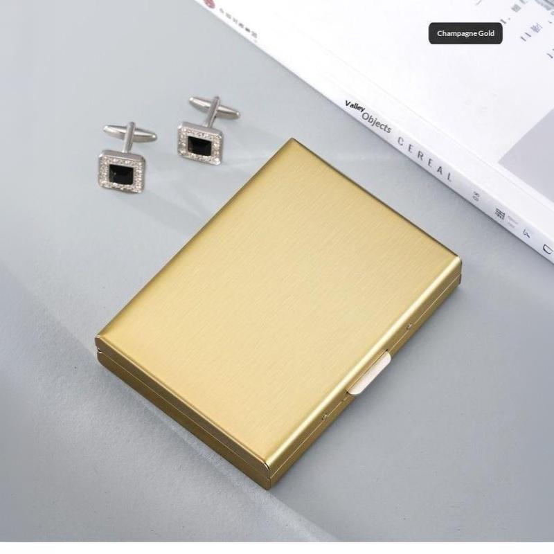 6/10 Slots Stainless Credit Card Holder Men Women Slim Anti Rfid Travel Id Debit Card Metal Case