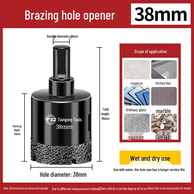 Tiangong Glas- och kakelborr för marmor- och keramiska ytor