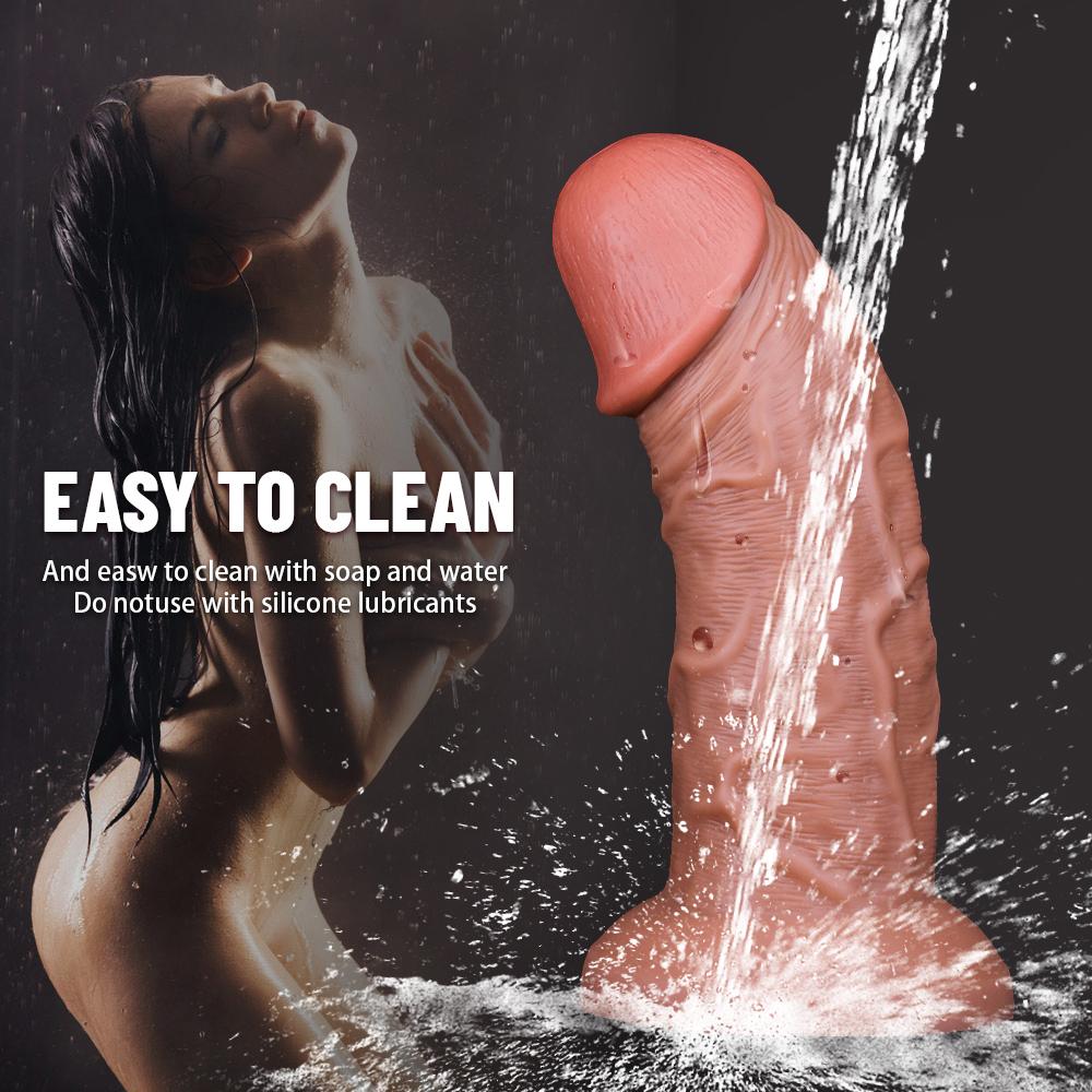 MoDi Große Eichel Penis Realistischer Dildo Riesiger Analplug Saugnapf Erwachsener Strapon Sexspielzeug für Frau Vagina Orgasmus Masturbation